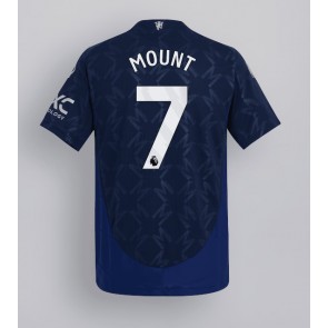 Manchester United Mason Mount #7 Replika Udebanetrøje 2024-25 Kortærmet